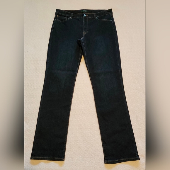 (SOLD) LAUREN RALPH LAUREN Modern Straight Curvy Jeans. Women's Size 12. 💙 - Picture 10 of 16